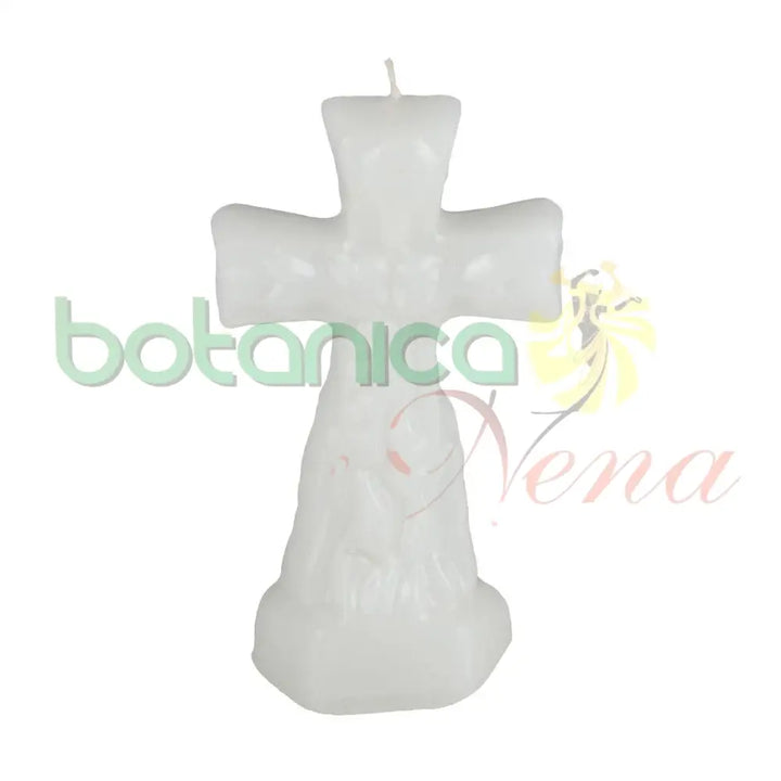 Velas Figura Cruz Blanca - Botanica Nena