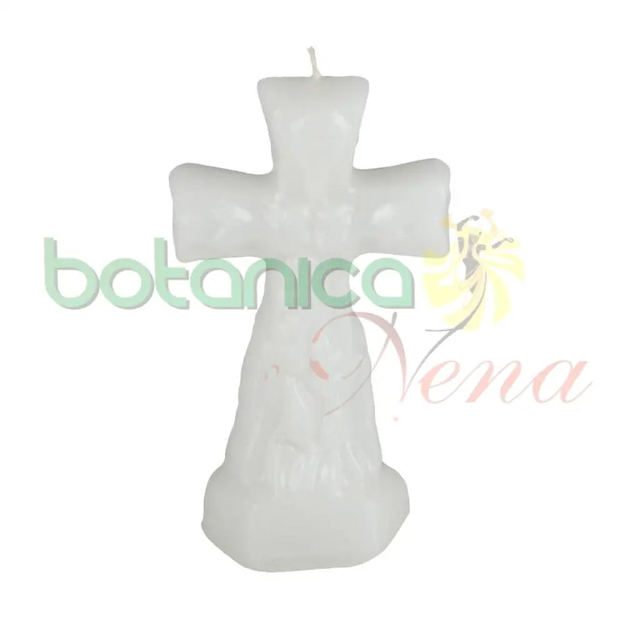 Velas Figura Cruz Blanca - Botanica Nena
