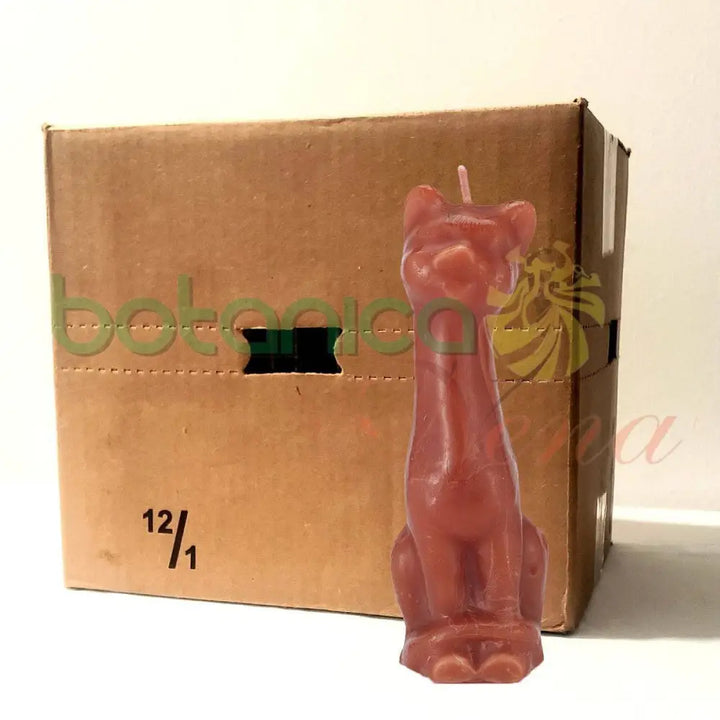 Velas Figura Gato Rojo - Botanica Nena