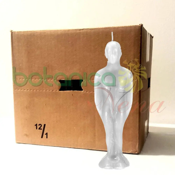 Velas Figura Hombre Blanco - Botanica Nena