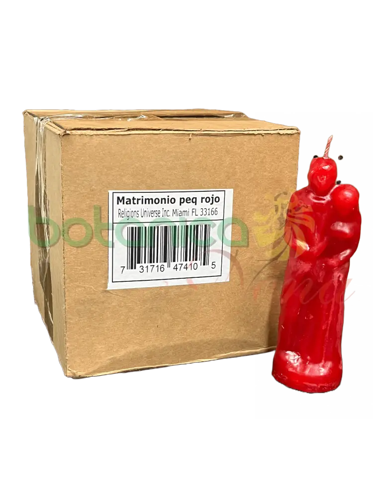 Velas Figura Matrimonio Rojo - Botanica Nena