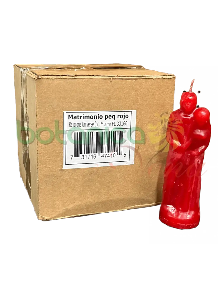 Velas Figura Matrimonio Rojo - Botanica Nena