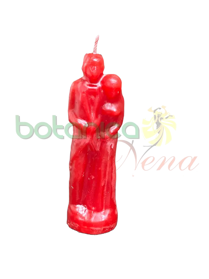 Velas Figura Matrimonio Rojo - Botanica Nena