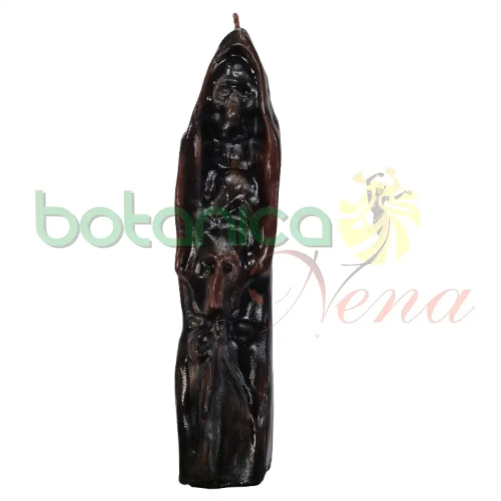 Velas Figura Santa Muerte Roja Negra