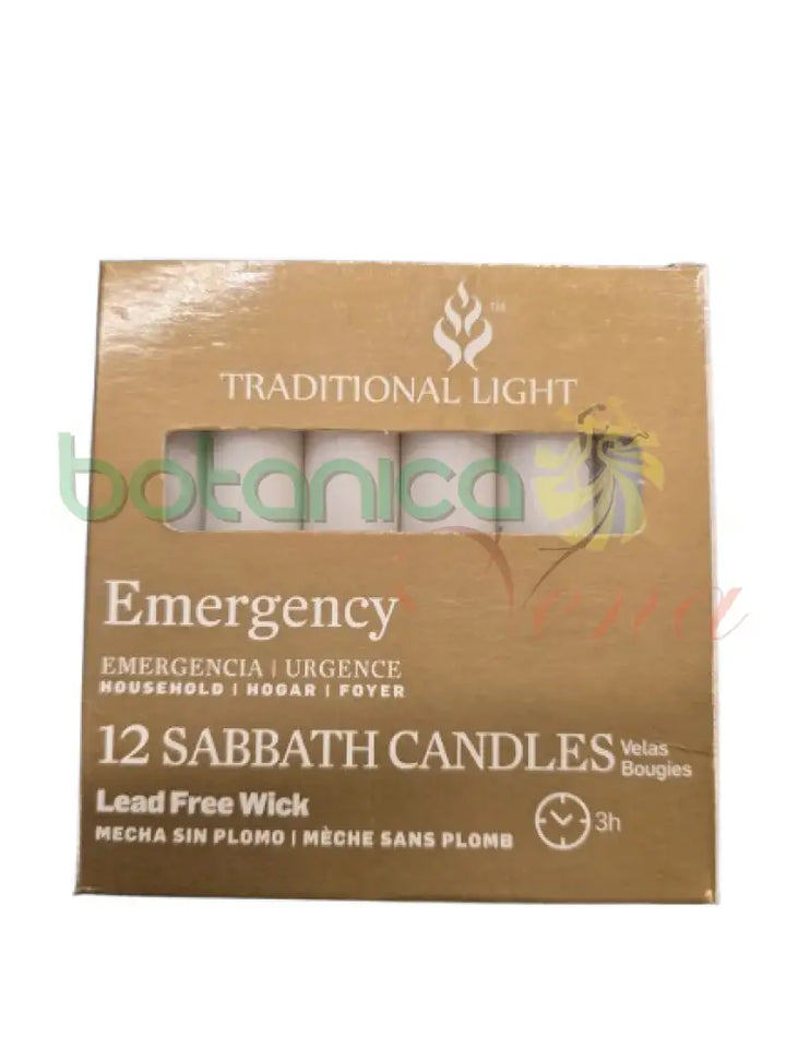 Velas Household / caja 4’’Alto. x 12 Unid Caja Carmelita