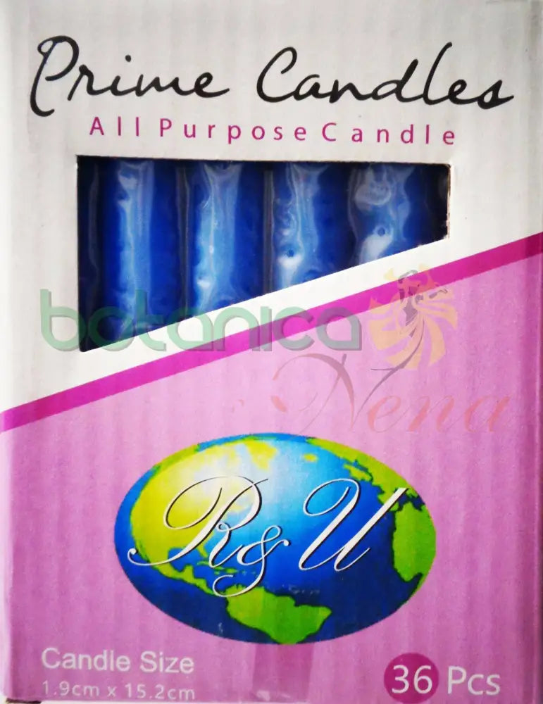 Velas Household / Domésticas Azules - Botanica Nena