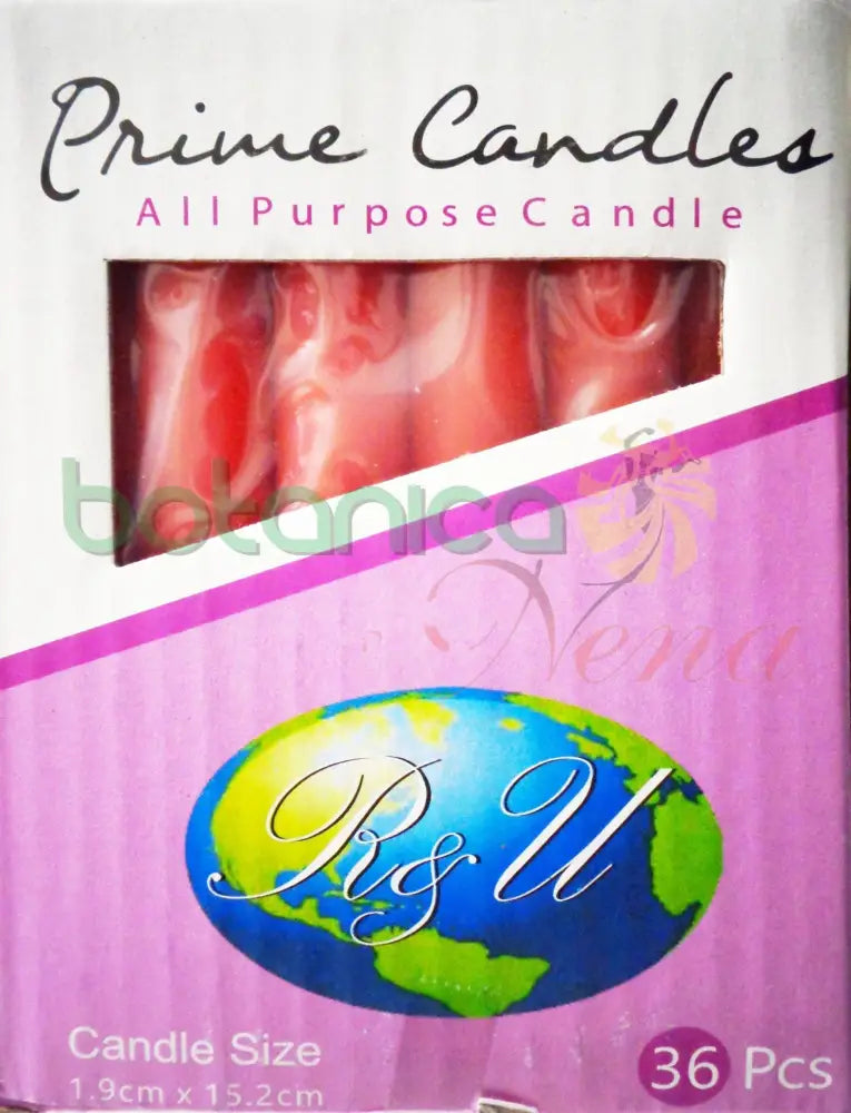 Velas Household / Domésticas Rosadas - Botanica Nena