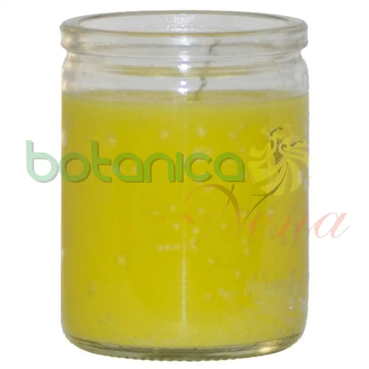 Velas Vasito Amarillas - Botanica Nena