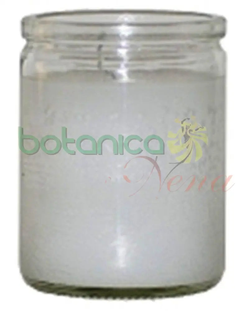 Velas Vasito Blancas - Botanica Nena
