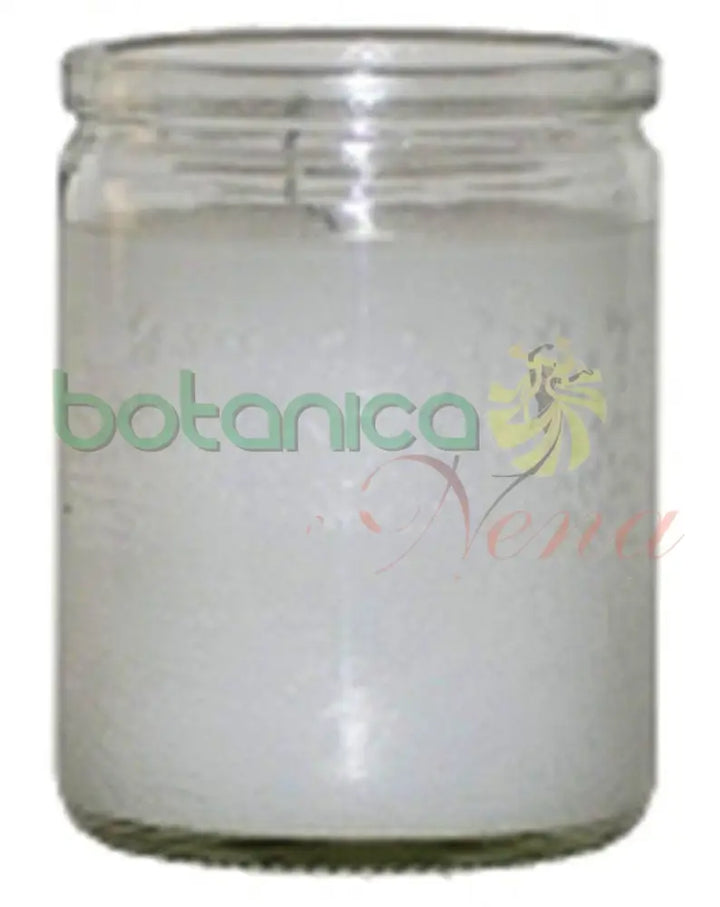 Velas Vasito Blancas - Botanica Nena