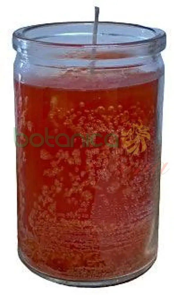 Velas Vasito Naranja - Botanica Nena