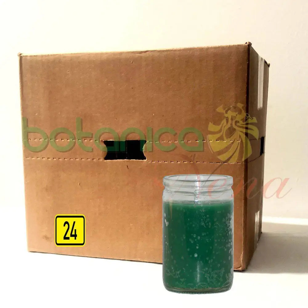 Velas Vasito Verdes - Botanica Nena