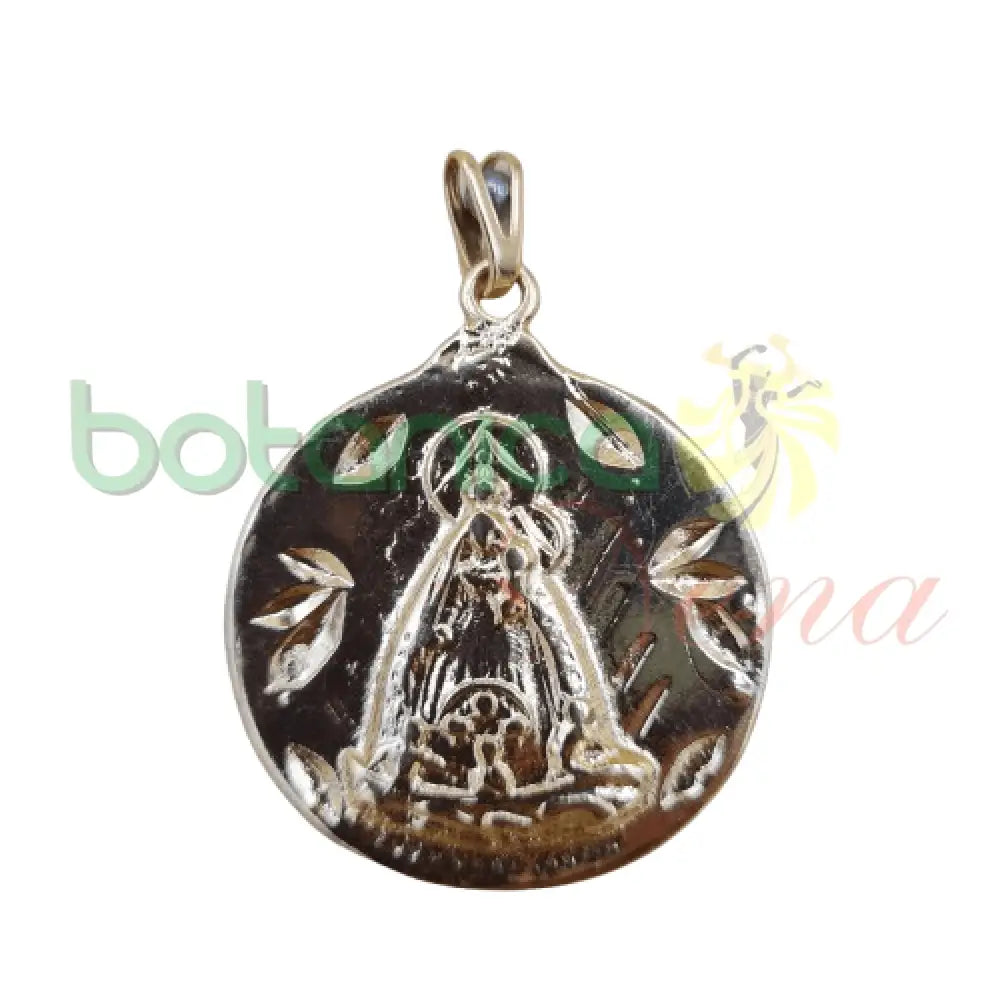 Virgen Caridad del Cobre Baño de Oro 1.5"H Pendiente - Botanica Nena