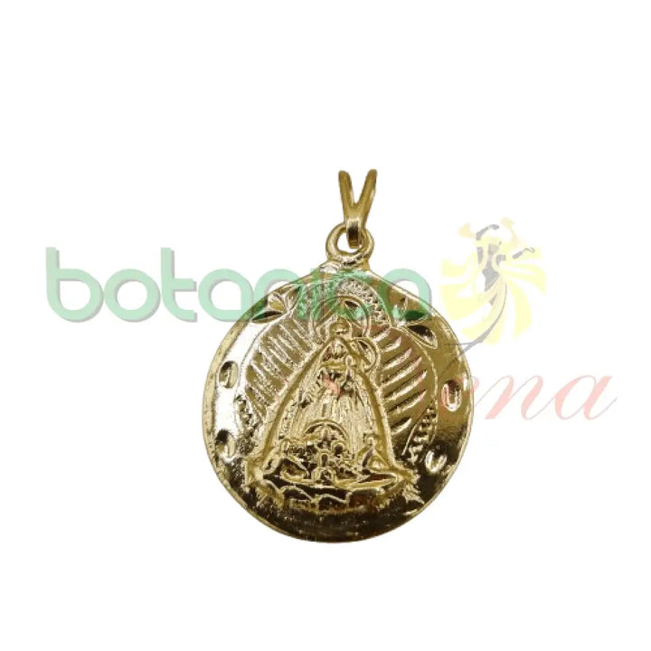 Virgen Caridad del Cobre Baño de Oro 1.5"H Pendiente - Botanica Nena