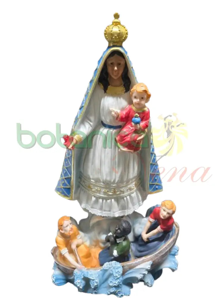 Virgen de la Caridad del cobre 24” Capa azul