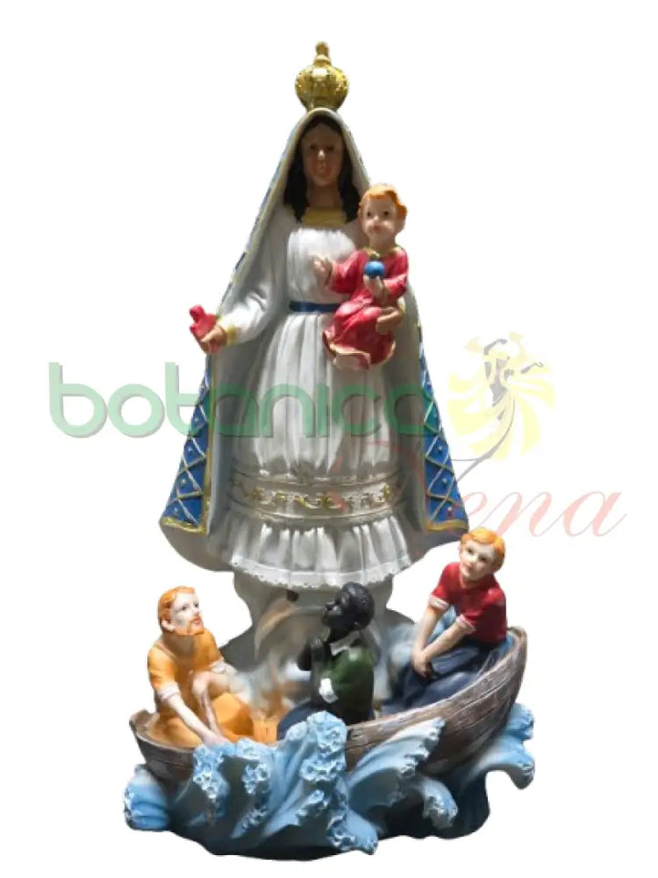 Virgen de la Caridad del cobre 24” Capa azul