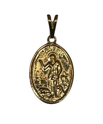 Saint Lazarus Medal 1"X1"