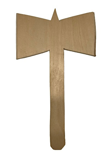Wooden Ax For Shango 17"X10"