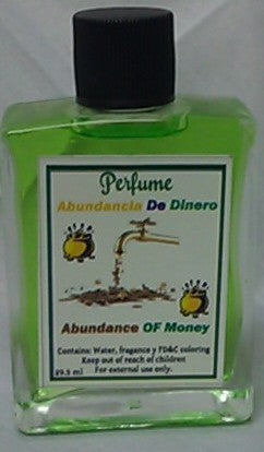<p>Perfume Abundancia de Dinero 1 oz.</p>