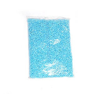 <p>Light blue beads - cuentas azul claro</p>
