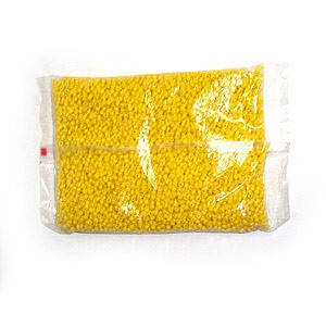 <p>Yellow beads - cuentas amarillas</p>