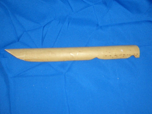 <p>Knife made out of BambooÂ for Nana Buruku</p>