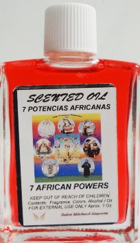 Aceite Fragante 7 Potencias Africanas 1 oz.