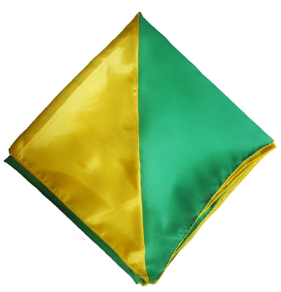 Pañuelo Grande Verde y Amarillo 36" x 36"