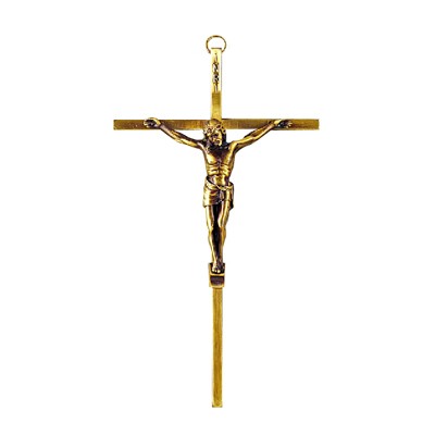 Golden Crucifix 8"