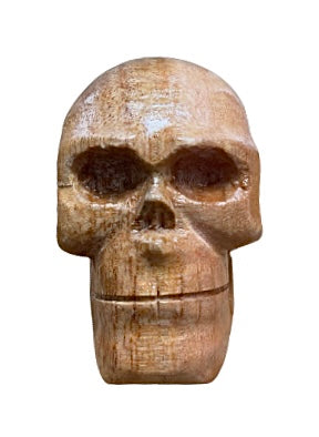 Wooden Skull 2.5"X2"