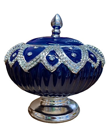 Tureen Decorated With Rhinestones and Silver For Yemaya 10&