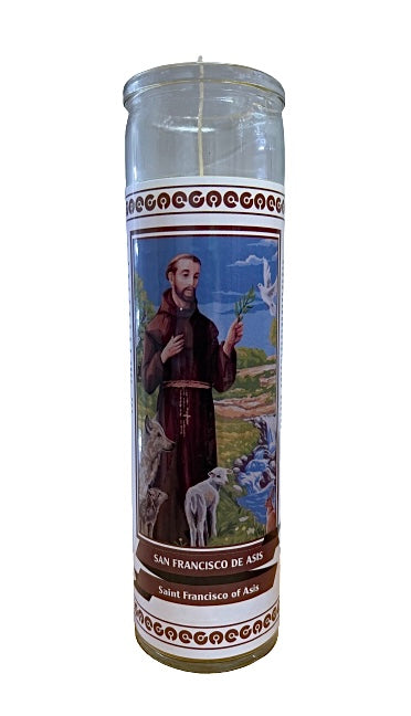 7 Day Candles - Saint Francis Of Assisi