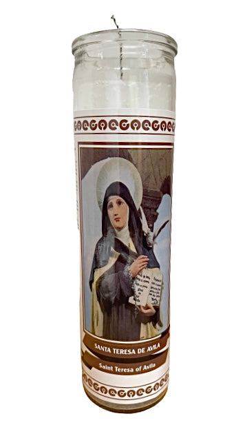 7 Day Candles - Saint Teresa Of Avila