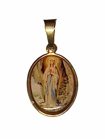 Medalla de la Virgen de Guadalupe 1X1.5"