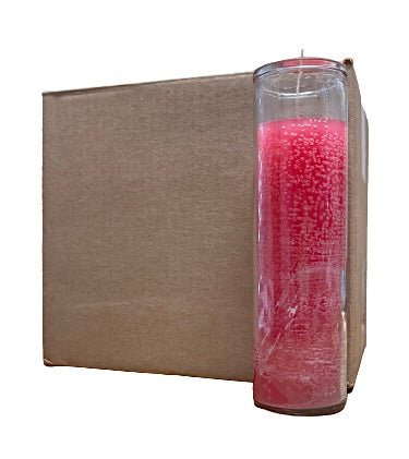 Pink 7 day candle