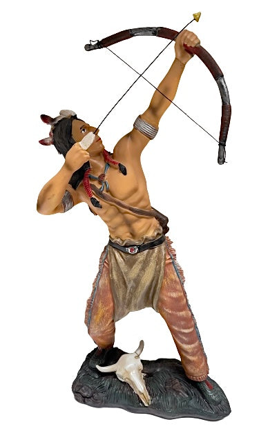Indian with Bow and Arrow 17"