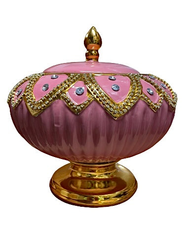Tureen Decorated With Rhinestones and Gold For Obba 10&